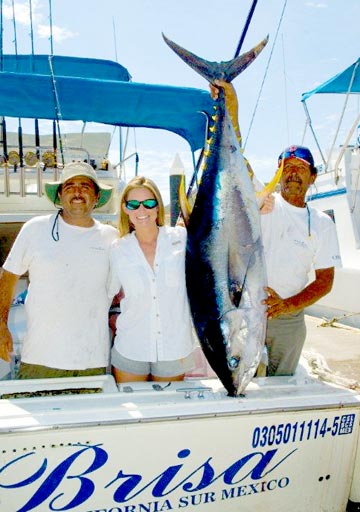 200-pound class yellowfin tuna caught at Cabo San Lucas.