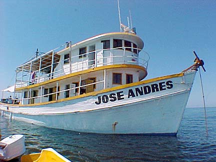 Jose Andres panga mothership, Baja California, Mexico.