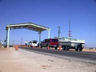 Photo check point, Guerreo Negro, Baja California, Mexico.