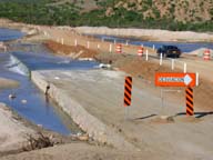 Photo washout on Mex 1, Baja California, Mexico.