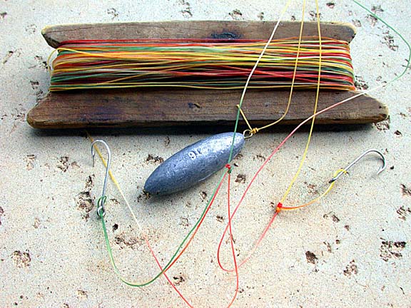 Photo of panguero winding board, Baja California, Mexico.