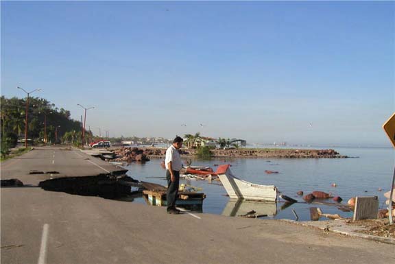 La Paz, Mexico, Hurricane Damage Photo