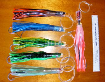 Marlin feathers.