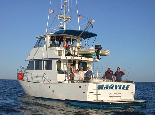 Photo fishing boat Mary Lee at Magdalena Bay, Mexico.