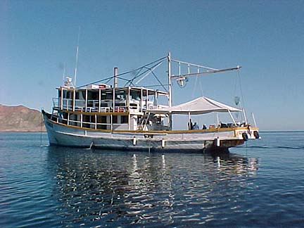 Photo of panga mothership, Jose Andres, San Felipe, Mexico.