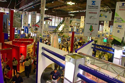 Photo of Mexico's 27th Annual TIANGUIS travel convention in Acapulco.