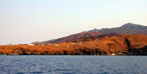 Photo of Navy outpost at Isla Socorro, Mexico.