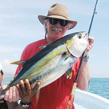 Jones fished at Huatulco with Eric Weissman's Explore Fly Fishing guide