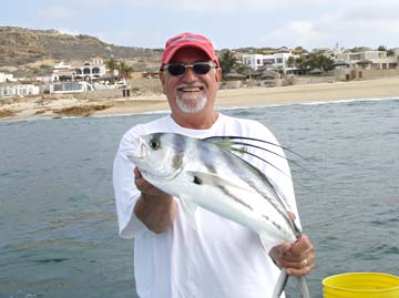 Roosterfish fishing at San Jose del Cabo, Mexico.