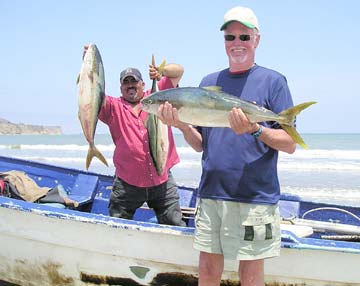 Panga fishing at Ensenada, Mexico.