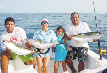 Yellowfin tuna caught at Ixtapa Zihuatanejo, Mexico