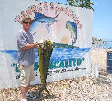 Dorado caught with Torres Sportfishing