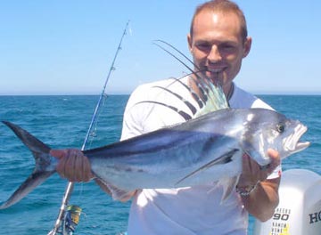 Roosterfish caught at Cabo San Lucas