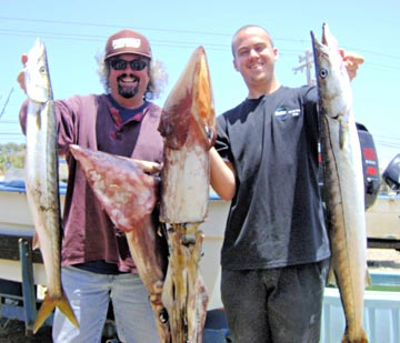 Panga fishing catch at Ensenada