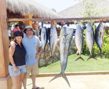 Dorado and tuna caught at San Jose del Cabo