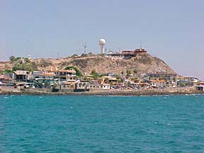 Old part of town at Puerto Pe&ntilde;asco, Sonora, Mexico.