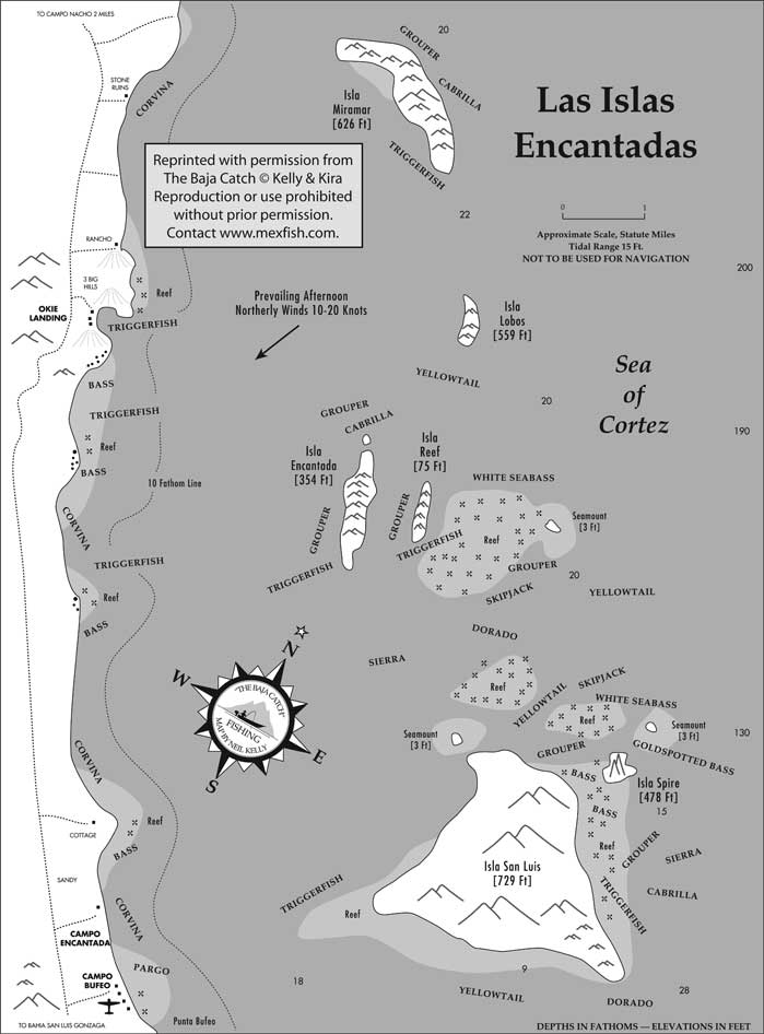 Enchanted Islands Fishing Map