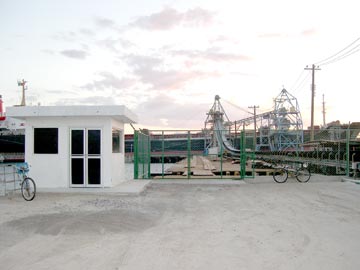 Isla San Marcos, Mexico, gypsum loading dock