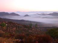 Photo scenic dawn, Baja California, Mexico.