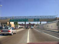 Photo of toll road gate, Baja California, Mexico.