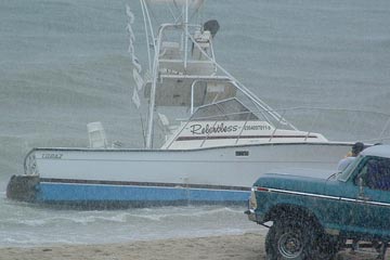 East Cape disabled boat photo.