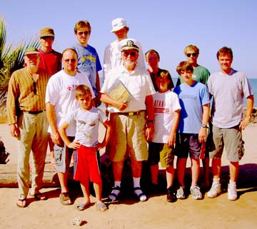 Maynard Sorensen with Sea of Cortez cruising group.