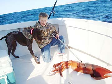 San Carlos Mexico Humboldt Giant Squid Fishing Photo 1