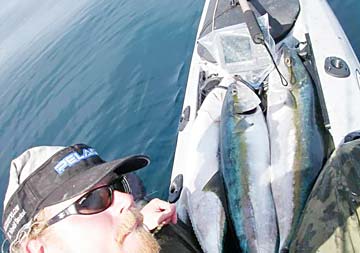 San Lucas Cove Mexico Yellowtail Kayak Fishing Photo 1