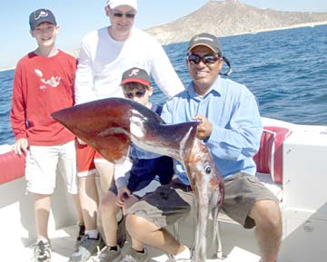 Cabo San Lucas Mexico Squid Fishing Photo 1