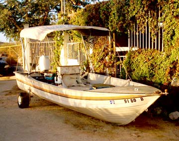 East Cape Mexico Small Fishing Boat Photo 1