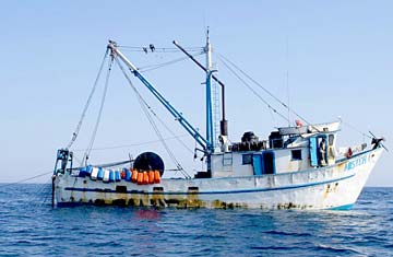 Loreto Mexico Commercial Fishing Boat Photo 1