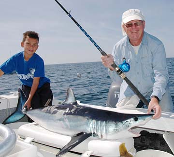 Isla Tortuga Mexico Mako Shark Fishing Photo 1