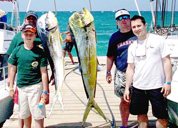 Sportfishing dock at East Cape, Mexico.