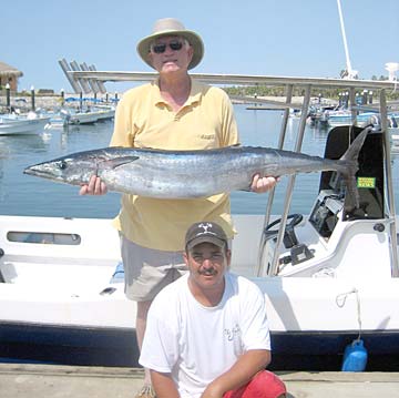 Wahoo caught in fishing at San Jose del Cabo, Mexico.