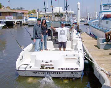 Ensenada, Mexico, sportfishing docks.