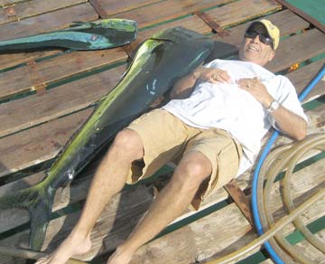 Big dorado caught at East Cape, Mexico.