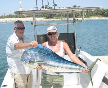 Mahi mahi fishing at Los Cabos, Mexico.