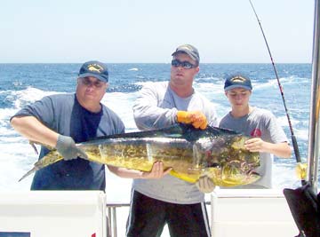 Dorado fishing at San Carlos, Mexico.