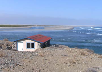 Fishing lodge at Magdalena Bay, Mexico.