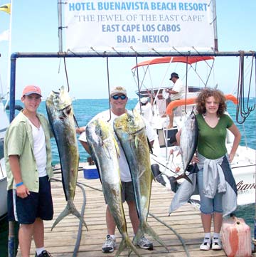 Fishing at Buena Vista Beach Resort, Mexico.