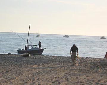 Beach at East Cape, Mexico.