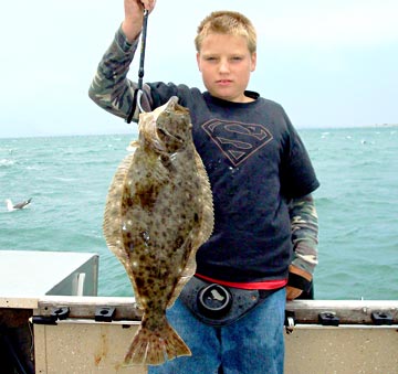 Halibut fishing at San Quintin, Mexico.