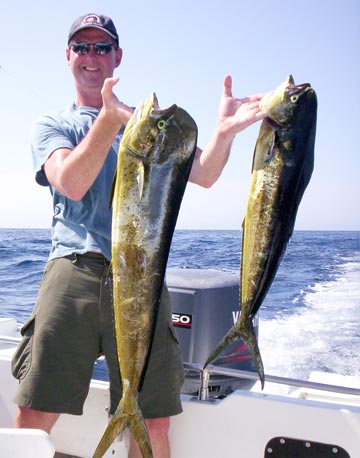 Mahi mahi fishing, East Cape, Mexico.