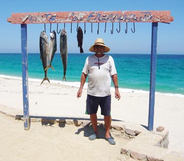 Fishing at San Francisquito, Mexico.