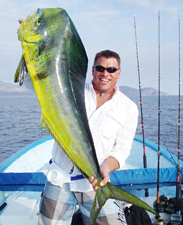 Dorado fishing, La Paz, Mexico.