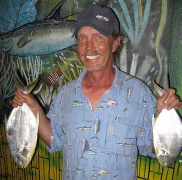 Pompano caught at Tecolutla