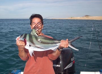 Cruise ship stop fishing at Cabo