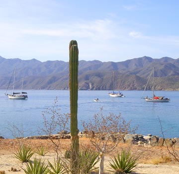 Calm winter seas at La Paz 2