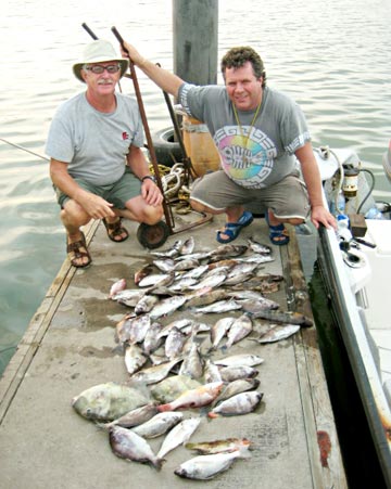 Mixed fish species catch at Mazatlan.