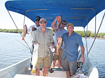 Mangrove fishing at Mazatlan.